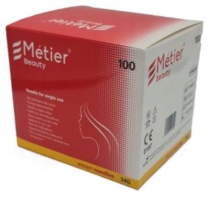 Igła do mezoterapii Metier Beauty  100 szt  G34  0,18mm x 6mm