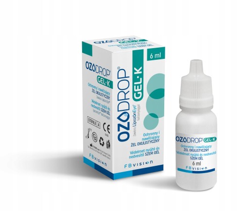 Ozodrop Gel K 6 ml ochronny i nawilżający żel okulistyczny z LipozonEye